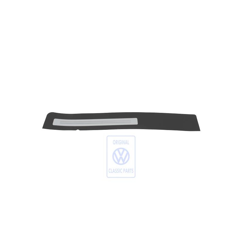 Original VW Impact Protection Film With Lettering Black/Chrome - 1K4853806G N88