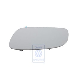 Original VW Mirror Glass (Flat) Heated With Carrier Plate - 1T0857521B