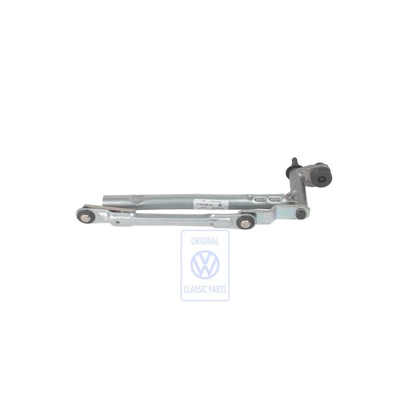 Original VW Windscreen Wiper Bracket With Operating Rod And Crank - 1T0955602A