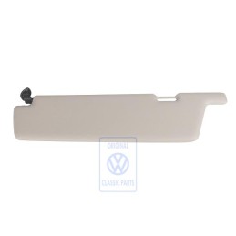 Original VW Sun Visor With Illuminated Mirror Beige Grey - 254857551 1UH