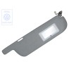 Original VW Sun Visor With Illuminated Mirror Light Grey - 255857552B 3BX