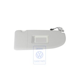 Original VW Sun Visor With Illuminated Mirror And Cover - 2K0857552C 2F4