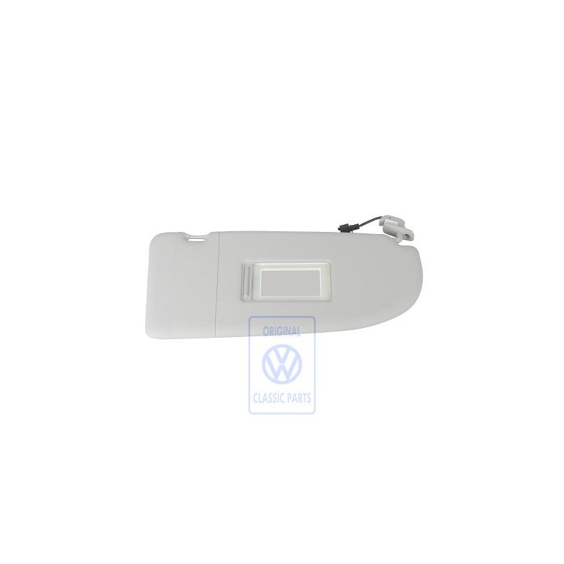Original VW Sun Visor With Illuminated Mirror And Cover - 2K0857552C 2F4