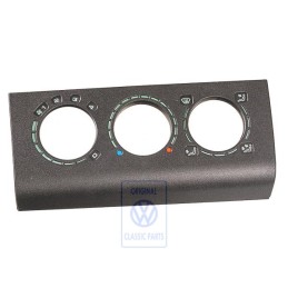 Original VW Trim For Fresh Air And Heater Controls Satin Black - 357819075 01C