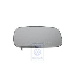 Original VW Mirror Glass (Convex) With Carrier Plate - 357857522C