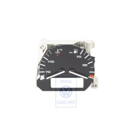 Original VW Fuel Gauge And Coolant Temperature Display - 357919045F
