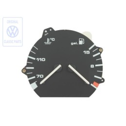 Original VW Fuel Gauge And Coolant Temperature Display - 357919045K