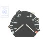 Original VW Fuel Gauge And Coolant Temperature Display - 357919045K