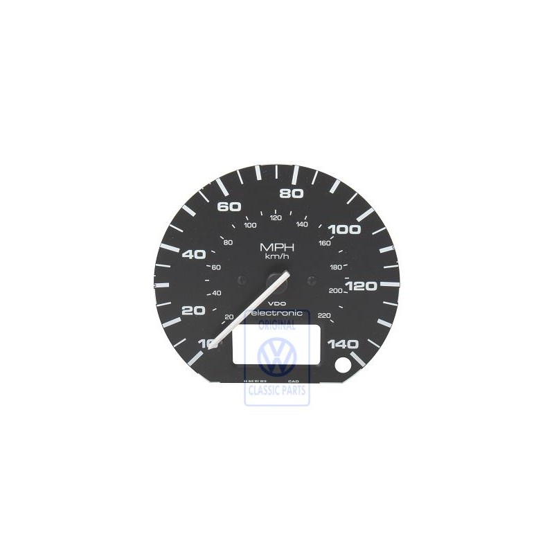 Original VW Speedometer With Aperture For Mile Trip Recorder - 357957033AC