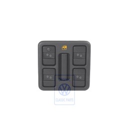 Original VW Switch For Electric Window Regulator Satin Black - 357959855E 01C