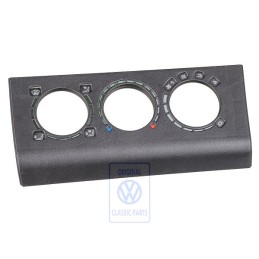 Original VW Trim For Fresh Air And Heater Controls Satin Black - 358819075 01C