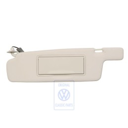 Original VW Sun Visor With Illuminated Mirror And Cover Sahara - 3A0857551D T17