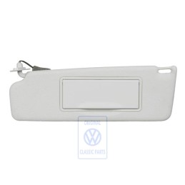 Original VW Sun Visor With Illuminated Mirror And Cover Grey - 3A0857551E A77