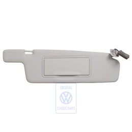 Original VW Sun Visor With Illuminated Mirror And Cover Grey - 3A0857552B A77