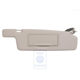 Original VW Sun Visor With Illuminated Mirror And Cover Sahara - 3A0857552B T17