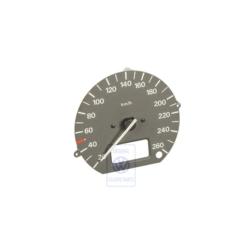 Original VW Speedometer With Aperture For Kilometre Trip Recorder - 3A0957031B