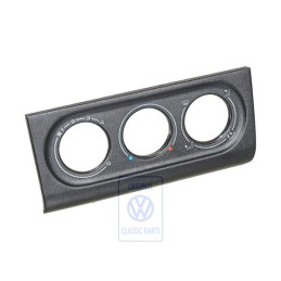 Original VW Trim For Fresh Air And Heater Controls Satin Black - 3A1819075 01C