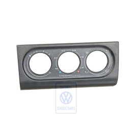 Original VW Trim For Fresh Air And Heater Controls Satin Black - 3A1819075A 01C