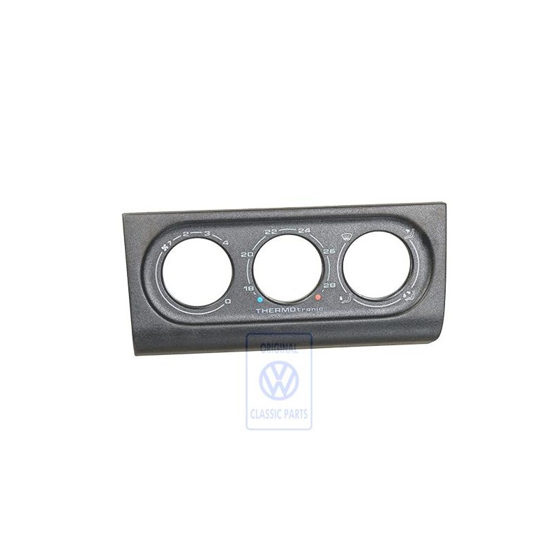 Original VW Trim For Fresh Air And Heater Controls Satin Black - 3A1819075A 01C