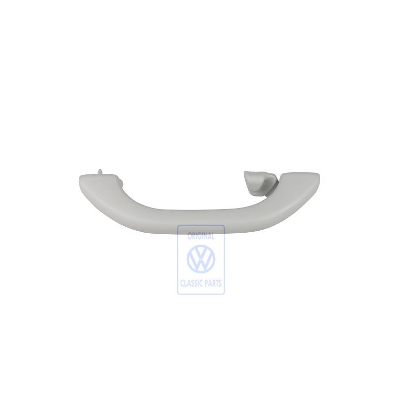 Original VW Grab Handle, Folding With Coat Hook Pearl Grey - 3B0857608 Y20