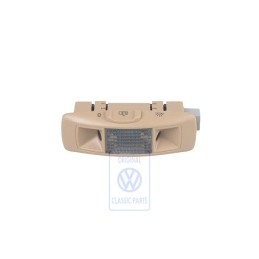 Original VW Reading Light With Ultrasonic Sensor Pure Beige - 3B0951172H 7G8