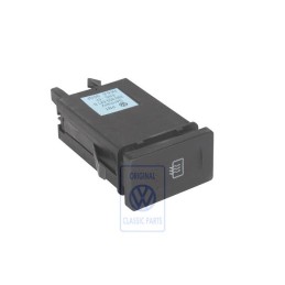 Original VW Switch For Heated Rear Window Satin Black - 3B0959621B 01C