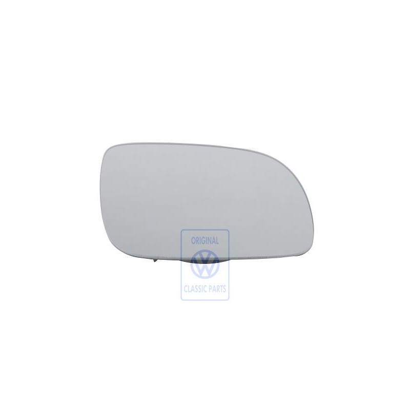 Original VW Mirror Glass Convex Heated With Carrier Plate - 3B1857522C