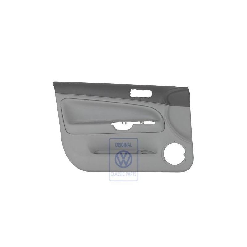 Original VW Door Trim (Leather/Leatherette) Dark Platinum Grey - 3B1867011DFLGR