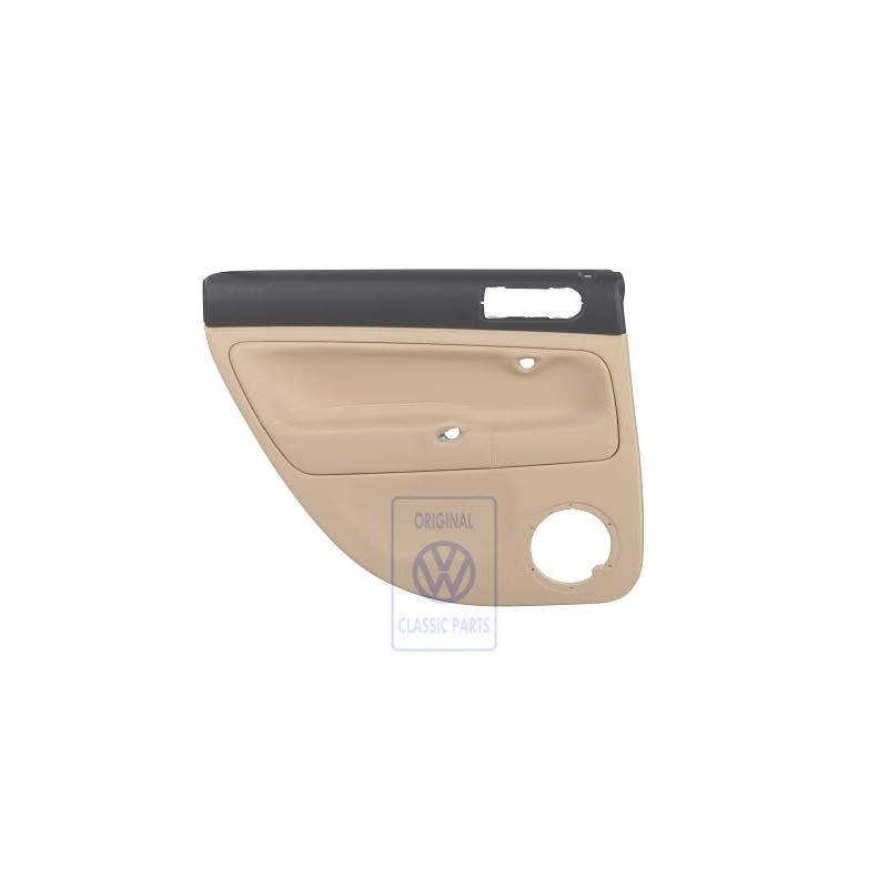 Original VW Door Trim Leather/Leatherette Platinum Beige - 3B5867211BMLGV