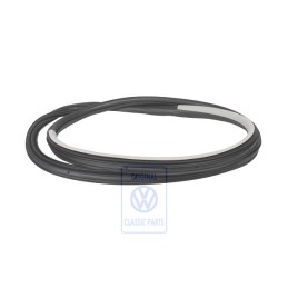 Original VW Door Seal, Inner Satin Black/Pearl Grey - 3B5867367K MGT