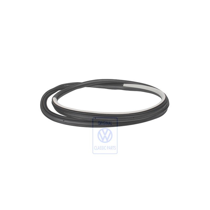 Original VW Door Seal, Inner Satin Black/Pearl Grey - 3B5867367K MGT