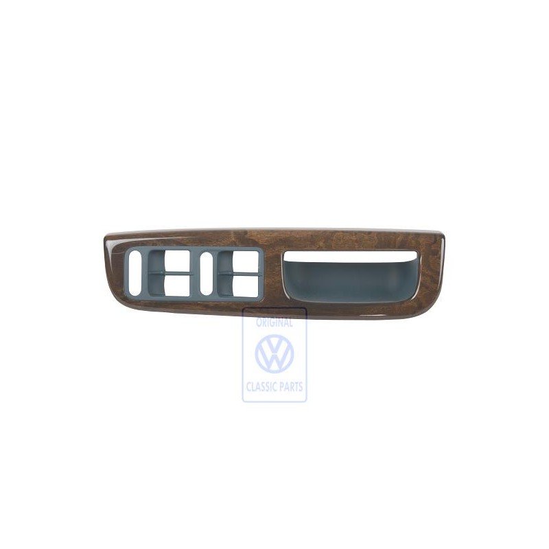 Original VW Handle Shell, Upper Part Tamo (Root Brown) /Petrol - 3B7867171 SCQ