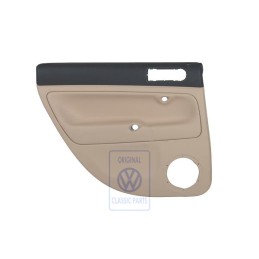 Original VW Door Trim Leather/Leatherette Platinum Beige - 3B9867211BMLGV