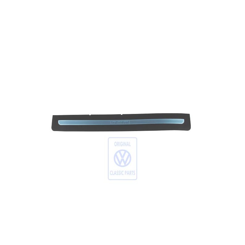 Original VW Impact Protection Film With Lettering Black/Chrome - 3C0853804B N88
