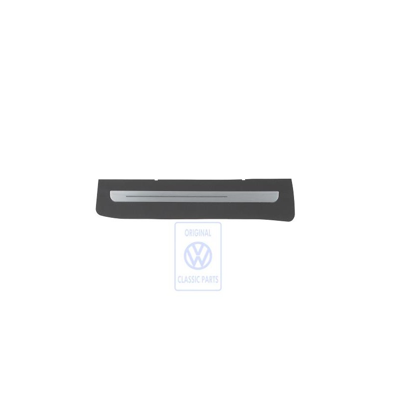 Original VW Impact Protection Film With Lettering Black/Chrome - 3C0853805D N88