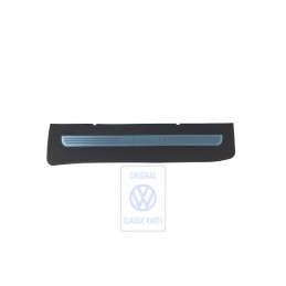 Original VW Impact Protection Film With Lettering Black/Chrome - 3C0853806B N88