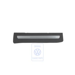 Original VW Impact Protection Film With Lettering Black/Chrome - 3C0853806D N88