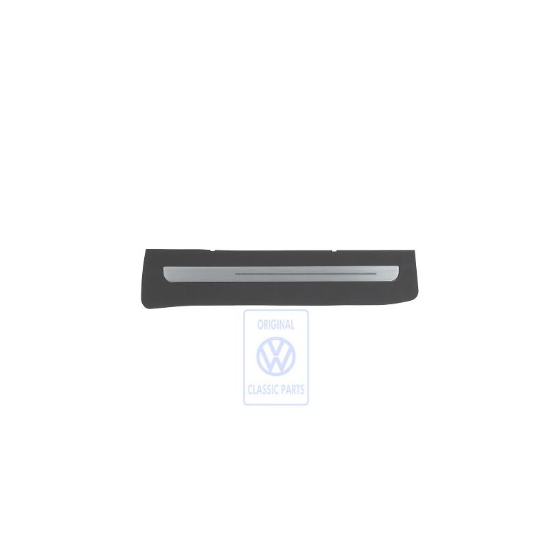 Original VW Impact Protection Film With Lettering Black/Chrome - 3C0853806D N88