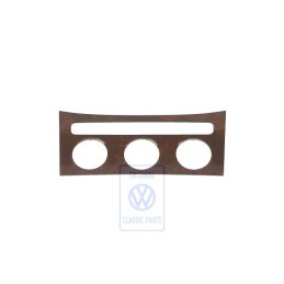 Original VW Trim For Fresh Air And Heater Controls Nut Brown - 3C0863100C 46X