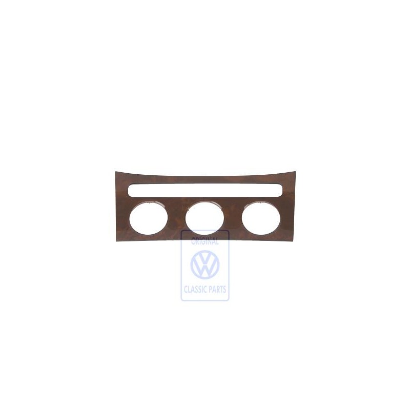 Original VW Trim For Fresh Air And Heater Controls Nut Brown - 3C0863100C 46X