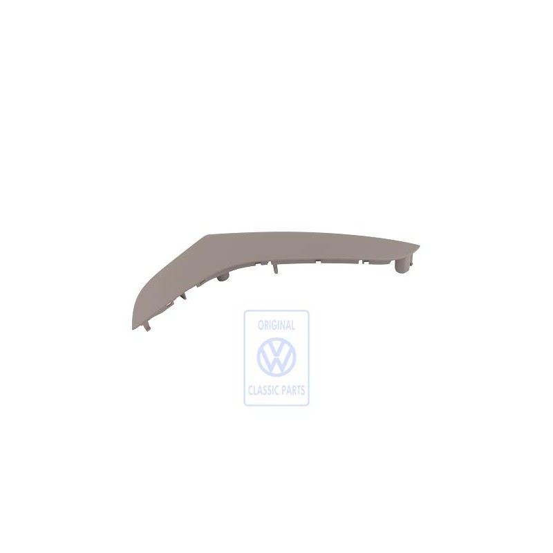 Original VW Handle Shell, Upper Part Latte Macchiato(Brown) - 3C4867372A 23T