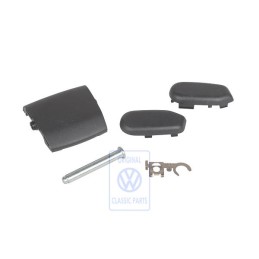 Original VW 1 Set: Connecting Piece For Three-Point Seat Belt - 3D0898019A B41