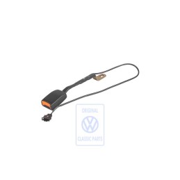 Original VW Belt Latch With Warning Contact Satin Black - 535857755D 01C