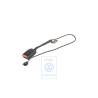 Original VW Belt Latch With Warning Contact Satin Black - 535857755D 01C