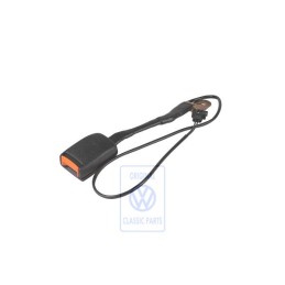 Original VW Belt Latch With Warning Contact Satin Black - 535857755F 01C