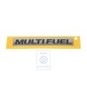 Original VW Inscription Polish. Chrome/Matt Silk Black - 5G0853675N AFG
