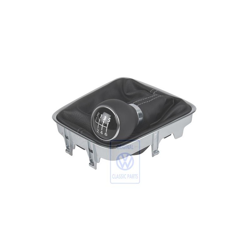 Original VW Gearstick Knob With Boot For Gearstick Lever - 5M0711113AAIPL