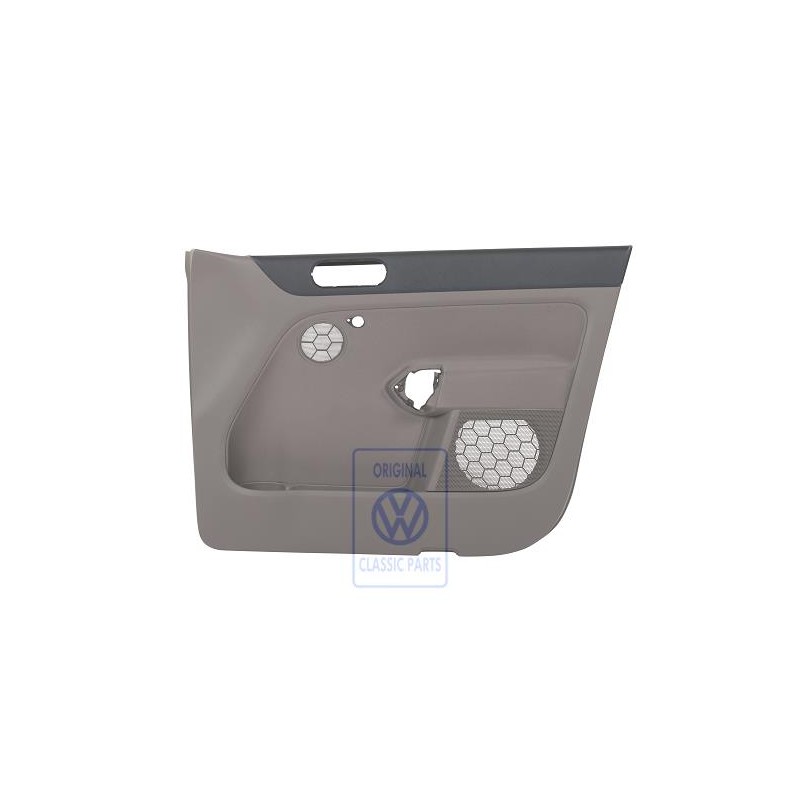 Original VW Door Panel Trim Cloth Titanium Black Macchiato - 5M1867012AKVBM