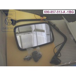 Original VW Exterior Mirror Convex And Heated Complete - 690857513A 1BG