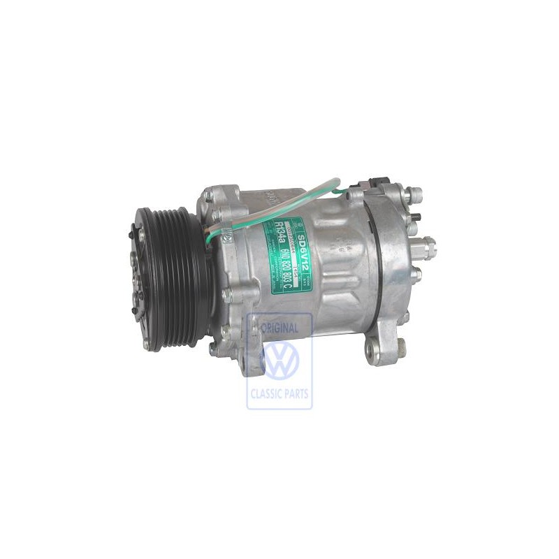 Original VW A/C Compressor With Electro-Magnetic Coupling - 6N0820803C